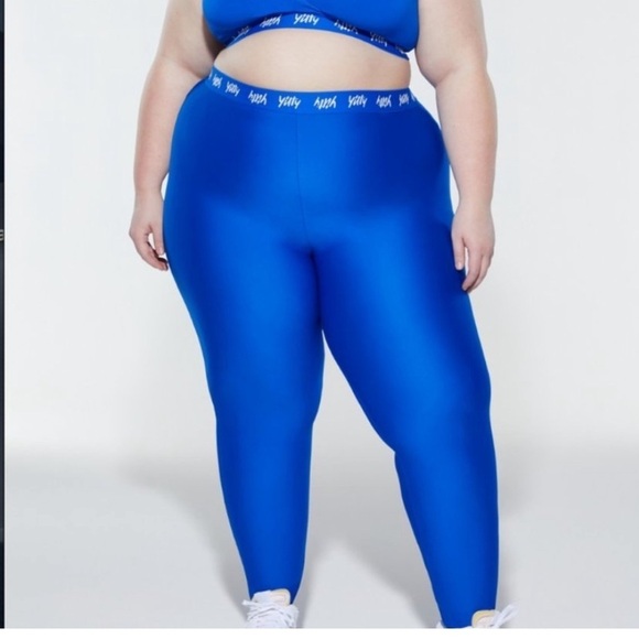 Yitty x Fabletics Major Label High Waist Legging 6X Blue - Picture 2 of 7
